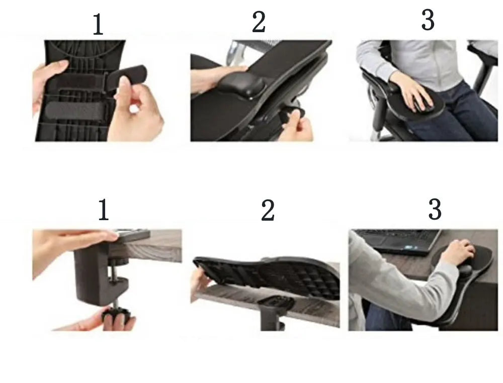 Repose-bras Vinlo pour table, bureau et chaise de bureau