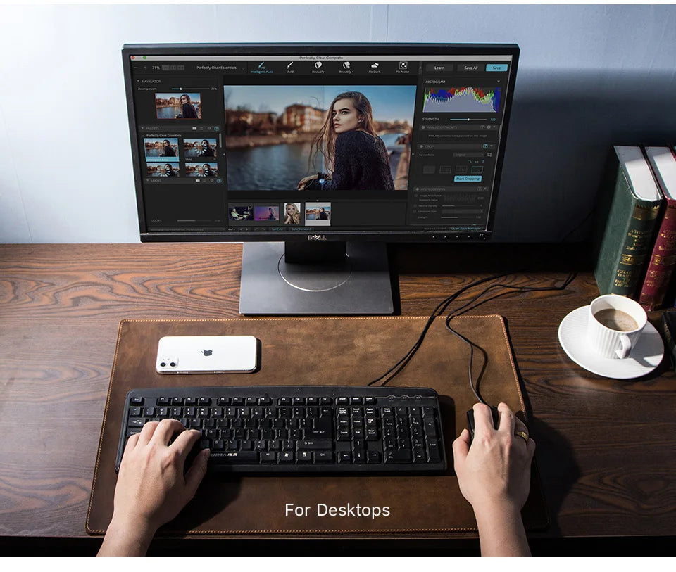 Tapis en cuir véritable peau de vache