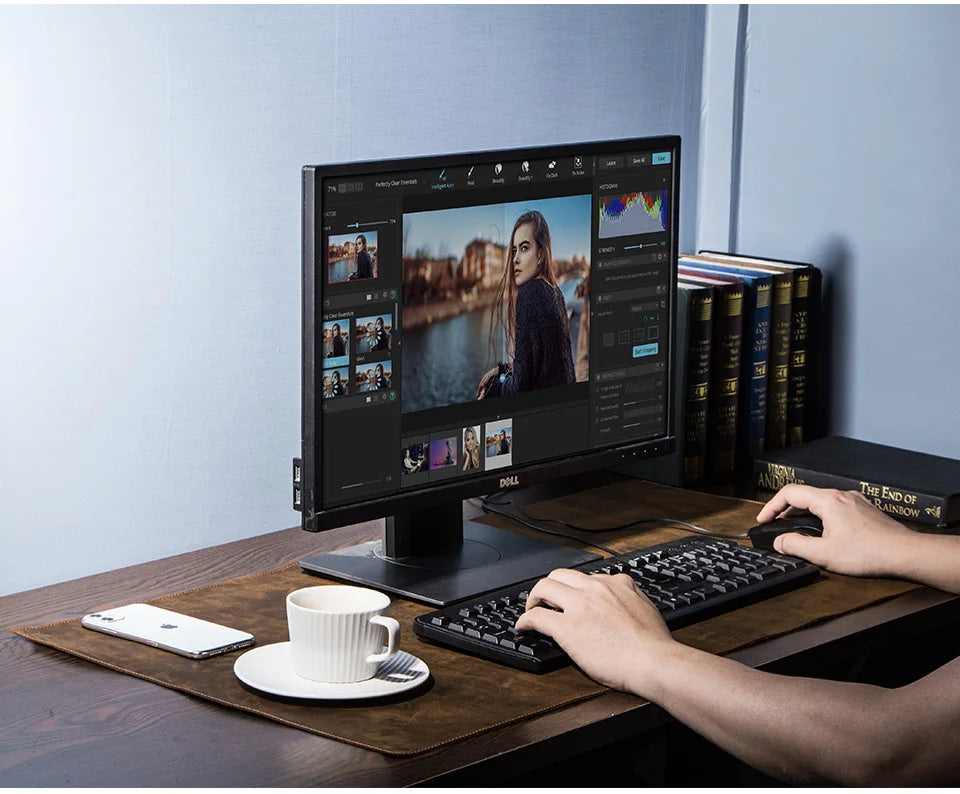 Tapis en cuir véritable peau de vache