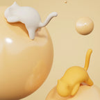 Crochets bureau sans traces en forme de chat, sans perçage pour sac 