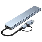 Station d'accueil hub USB + Type C 8 en 2