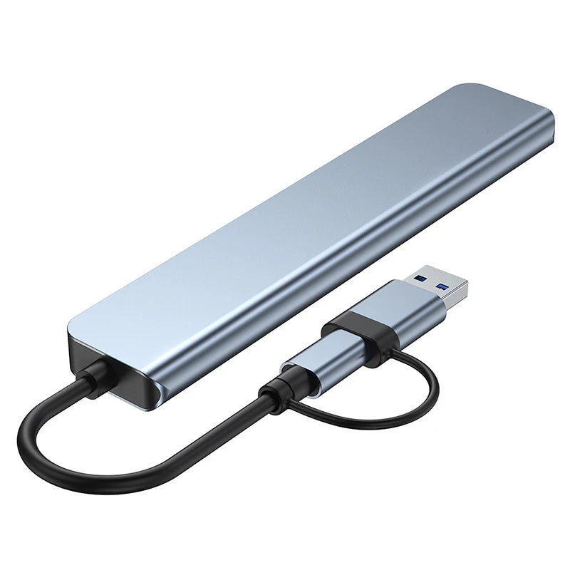Station d'accueil hub USB + Type C 8 en 2