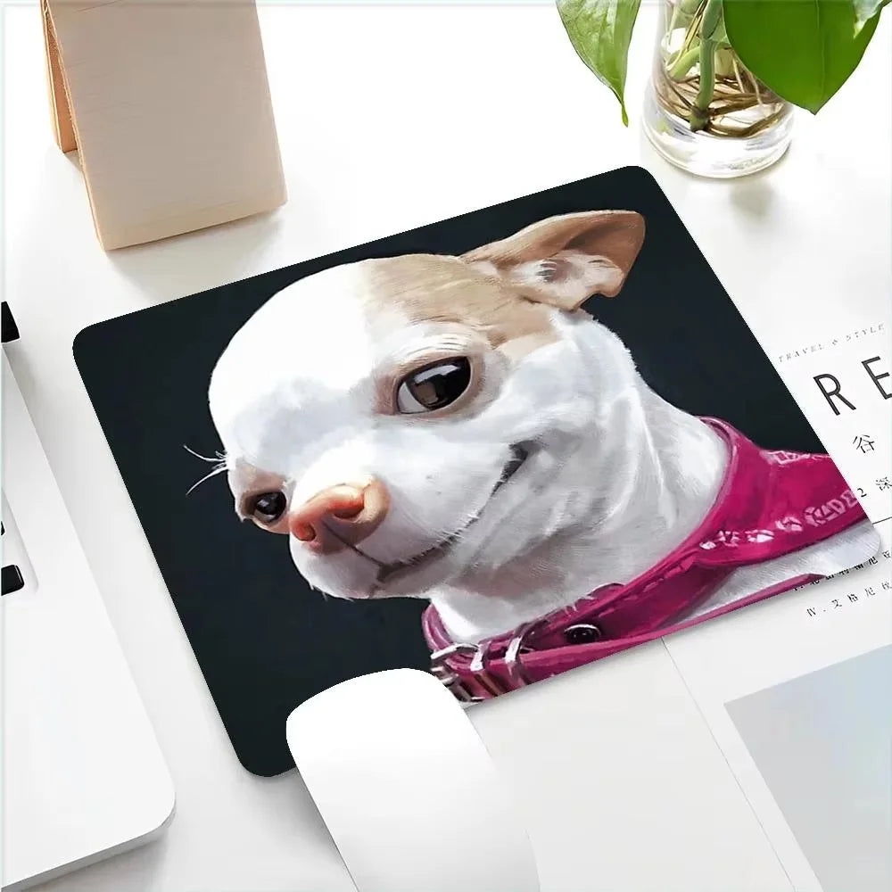 Tapis de bureau amusant Chien et Chat