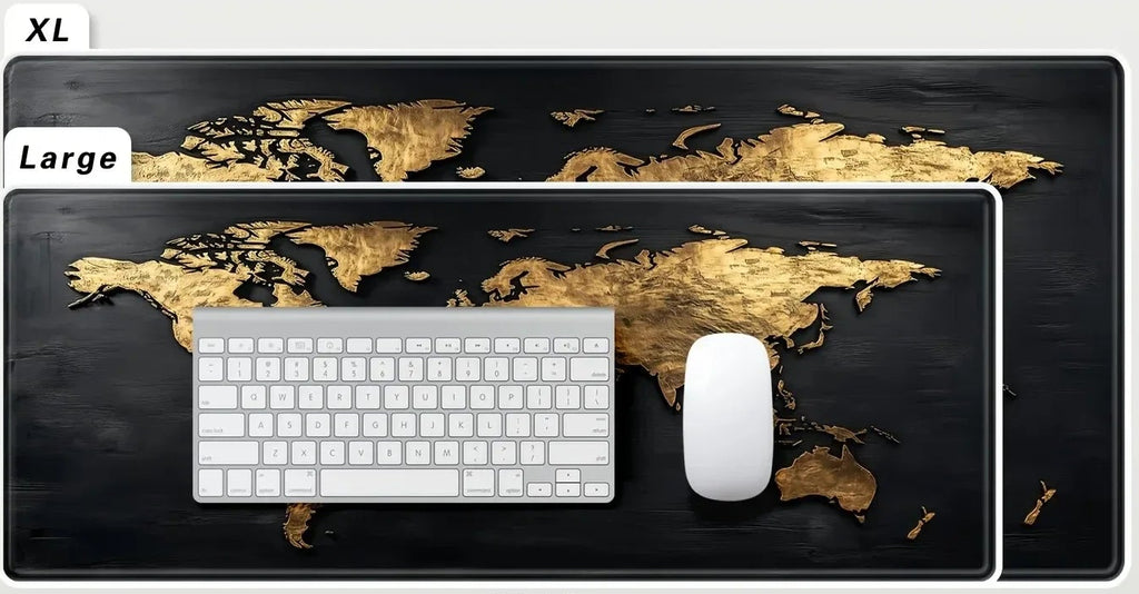 Tapis motif carte du monde