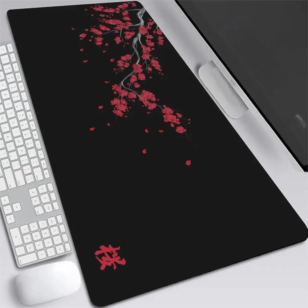 Tapis XXL motif fleurs de cerisier du Japon