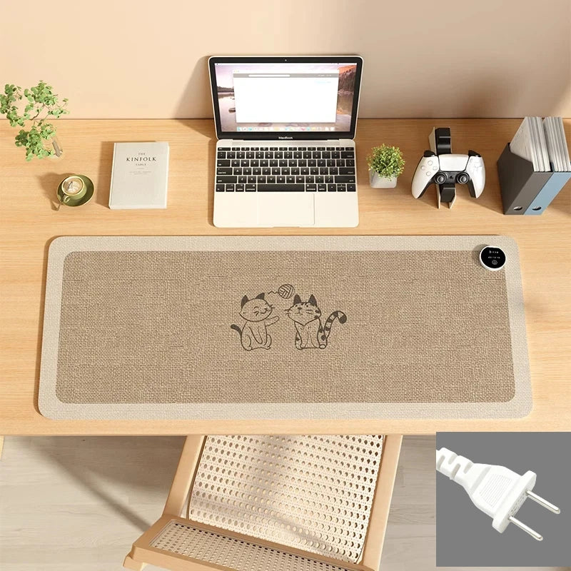 Tapis de souris chauffant