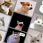 Tapis de bureau amusant Chien et Chat