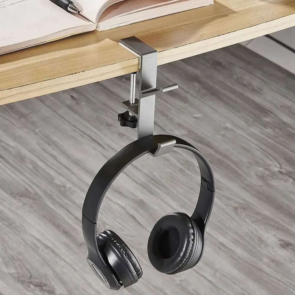 Support de casque multifonctionnel à suspendre sur table