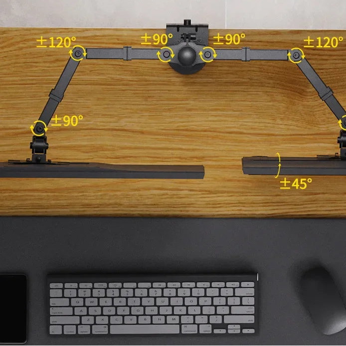 Support double écran pour ordinateur