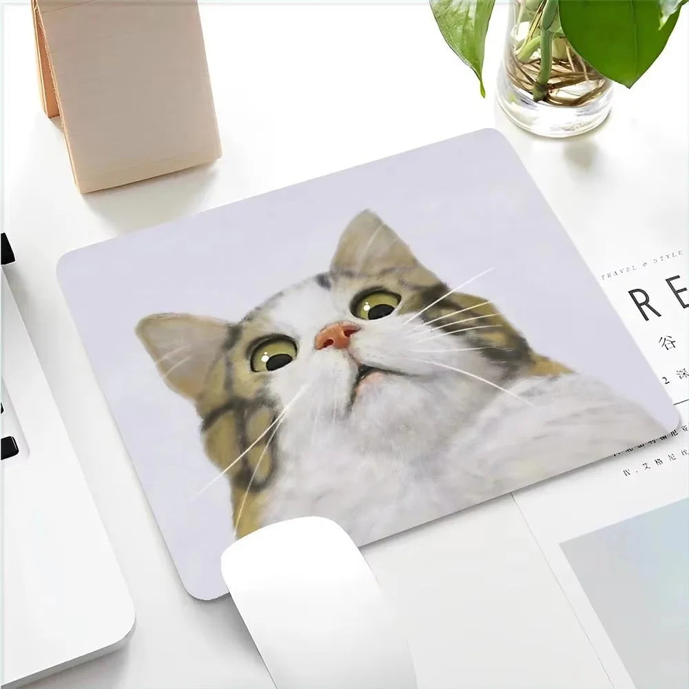 Tapis de bureau amusant Chien et Chat