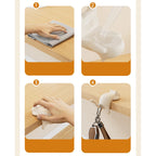 Crochets bureau sans traces en forme de chat, sans perçage pour sac 