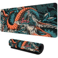 Tapis de jeu Dragon japonais Orange