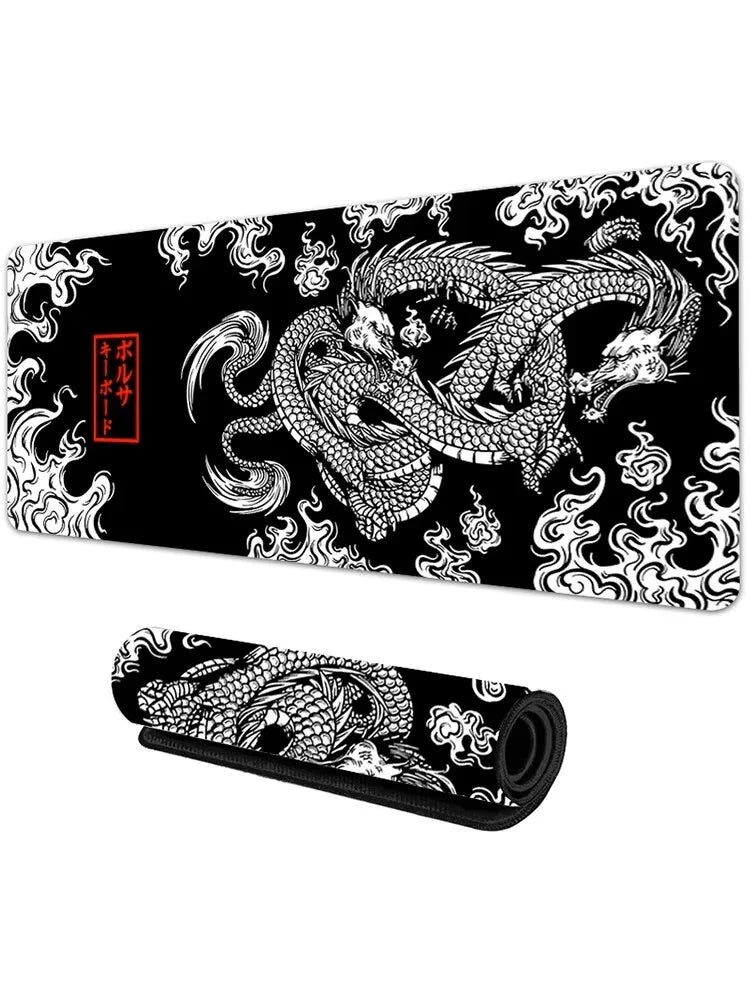 Tapis de jeu Dragon japonais Orange