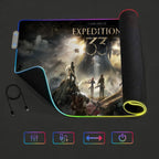 Tapis Clair Obscur Expédition 33 rétroéclairé