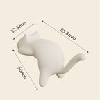 Crochets bureau sans traces en forme de chat, sans perçage pour sac 