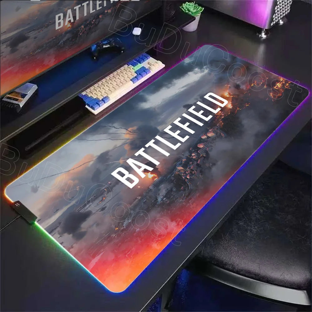 Tapis rétroéclairé RGB Battlefield 6
