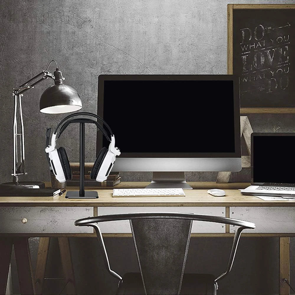 Nouveau support pour écouteurs noir et blanc